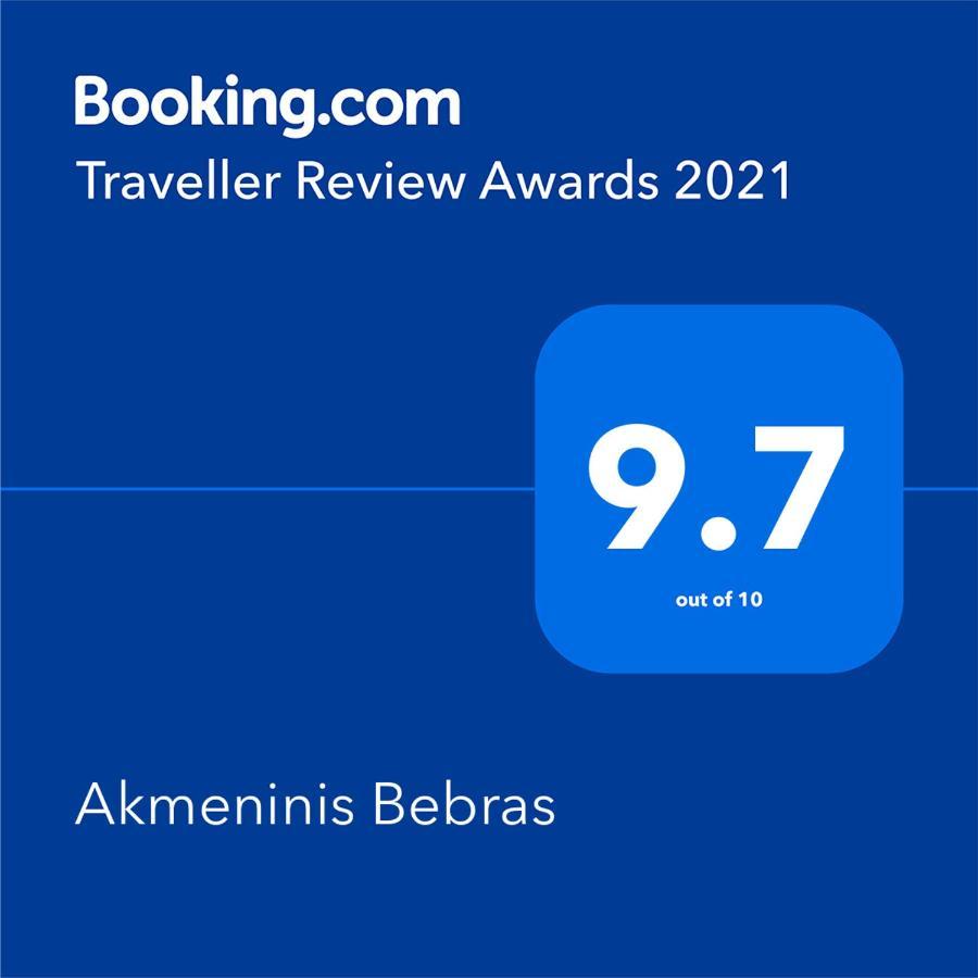 Villa Akmeninis Bebras Zemaiteliai Exterior foto
